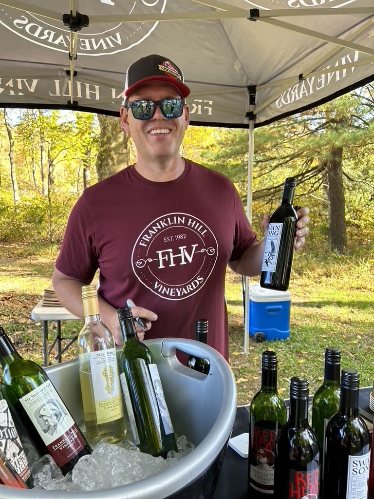 Rob Uliana, Winemaker at Franklin Hill Vineyards